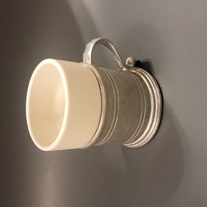 Ceramic pewter vintage mug 1972